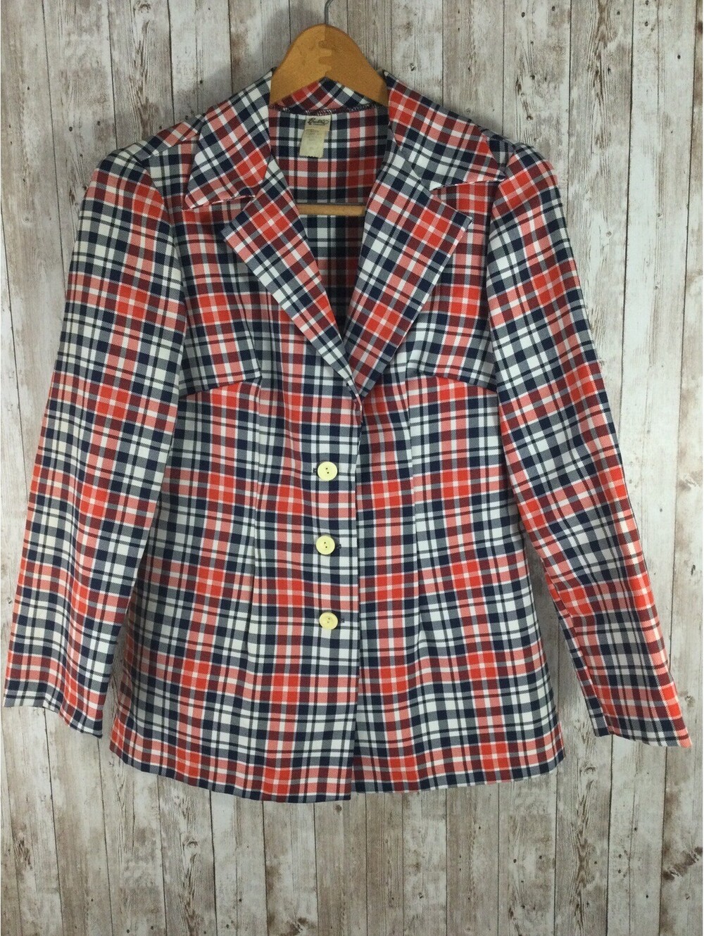 VTG USA Made Blazer Jacket by Beeline Fashion Americana Sz 12 Lightweight
